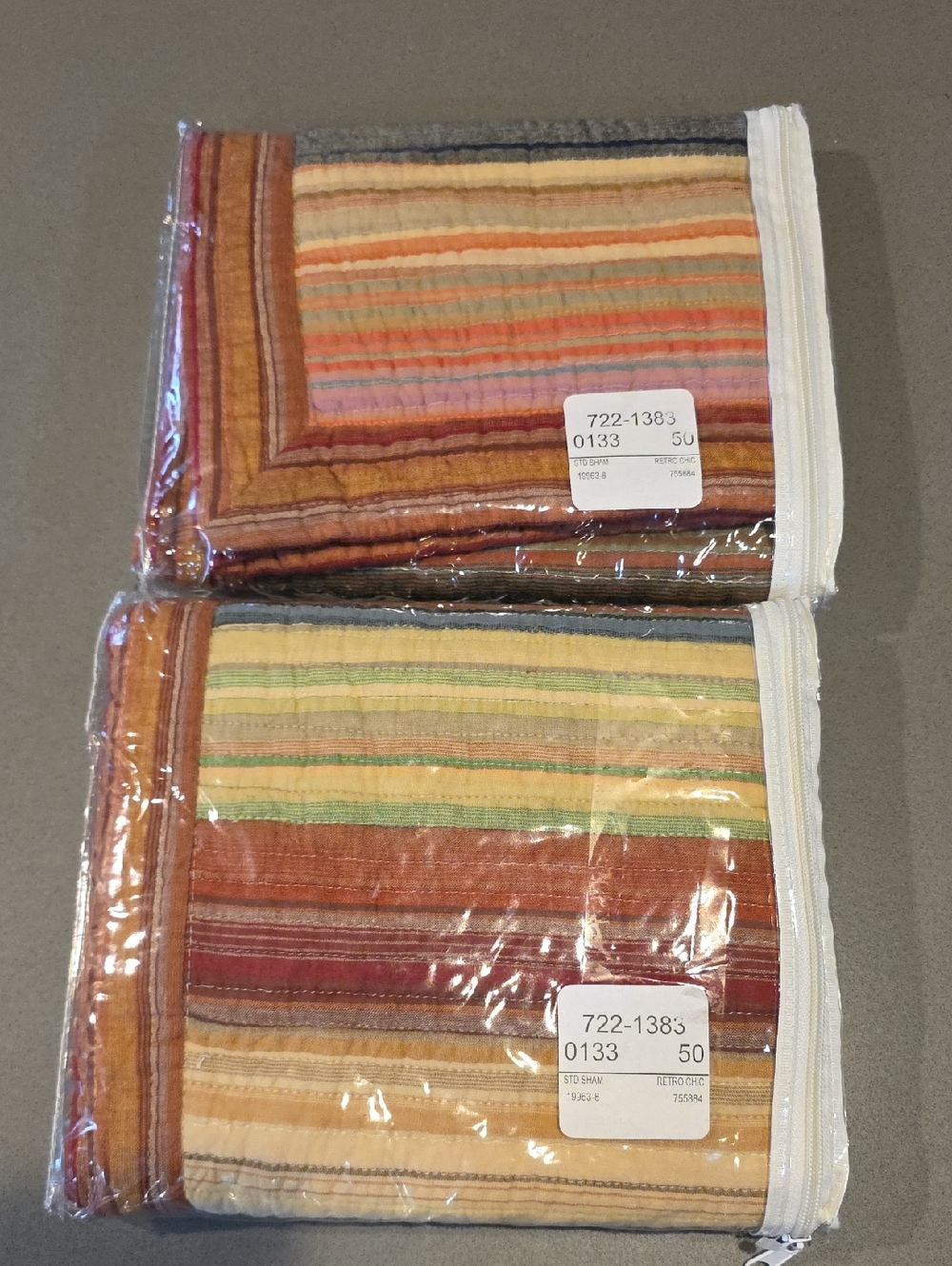 Striped Multicolor Shams - Picture 7 of 8